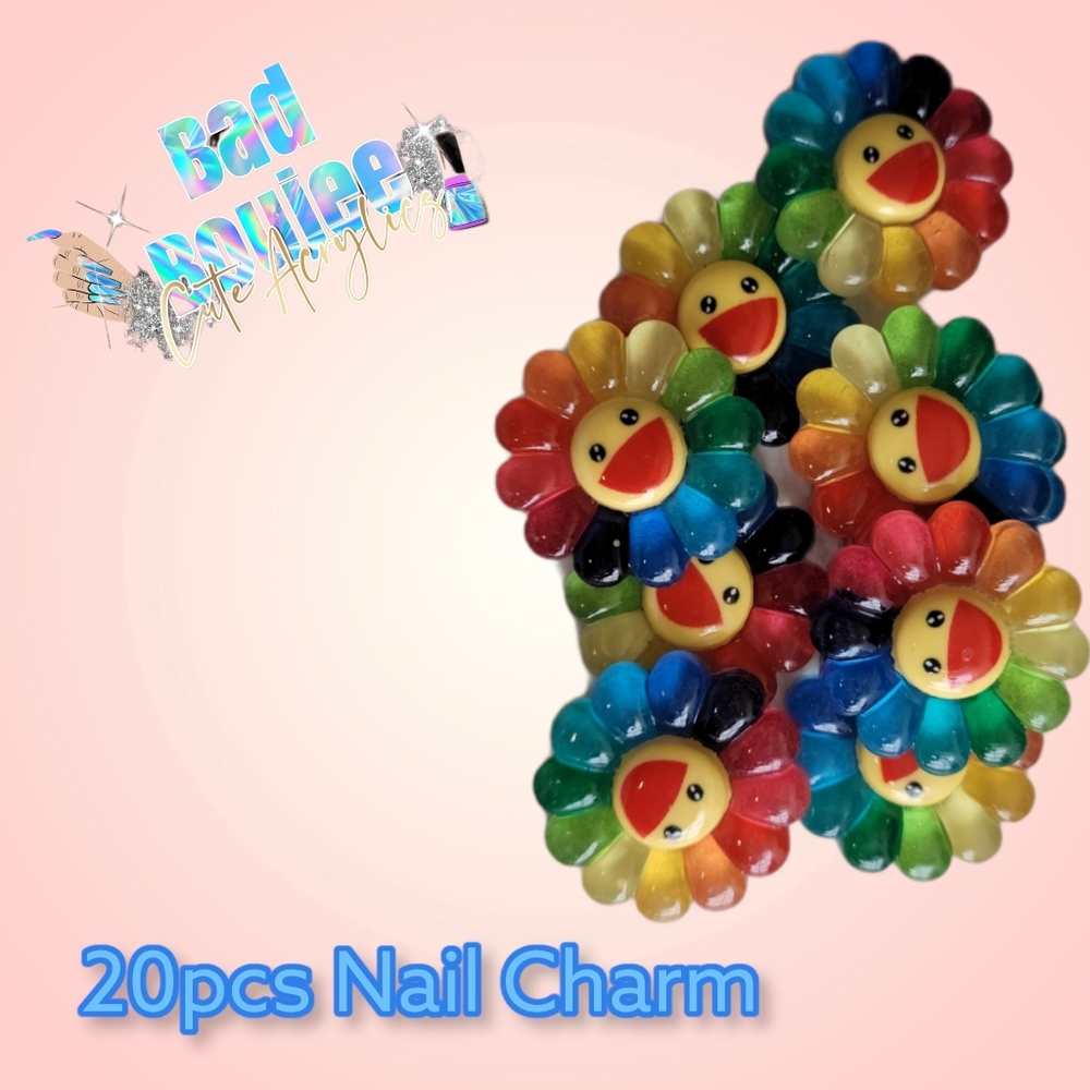 3d nail art charms murakami nail flowers